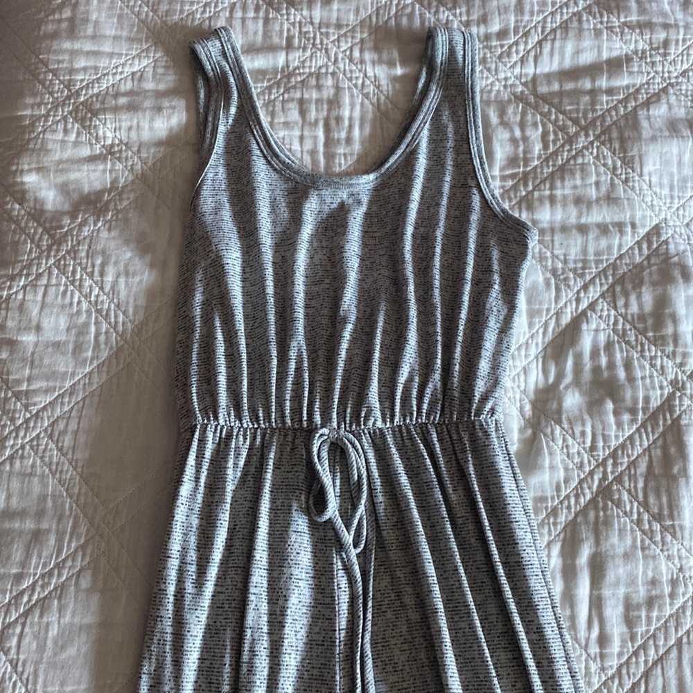 Gray Caution to the Wind JumpSuit